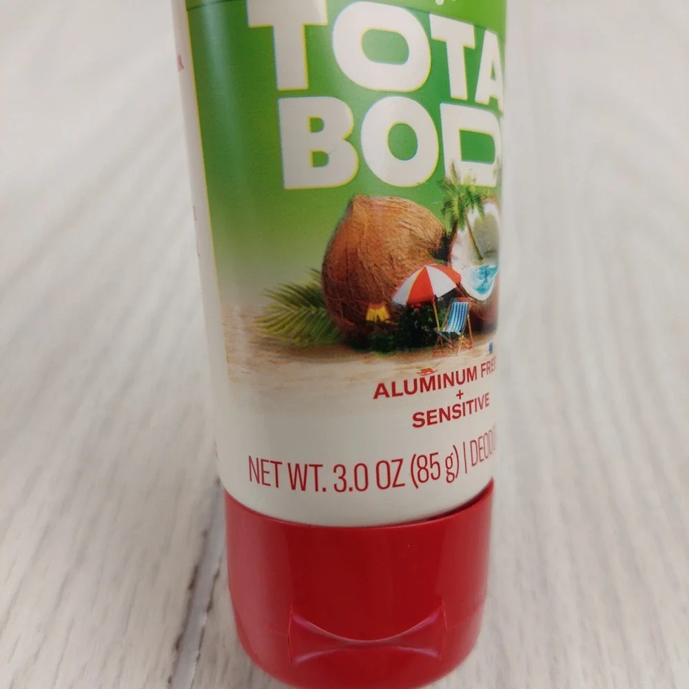 Old Spice Total Body Deodorant Cream Mens 3pk 3oz Fiji Coconut Aluminum Free